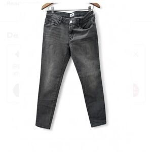 Women's Hudson Light Gray Low Rise Skinny Ankle Jeans - 28